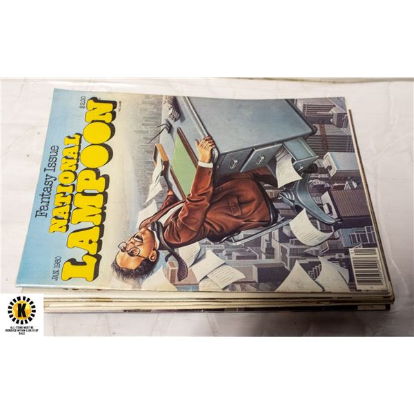 NATIONAL LAMPOON FROM 1980,1981