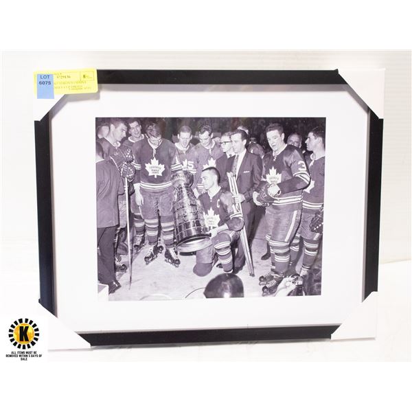 FRAMED 1967 TORONTO MAPLE LEAFS STANLEY CUP PHOTO