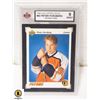Image 1 : GRADED 9 PETER FORSBERG ROOKIE CARD