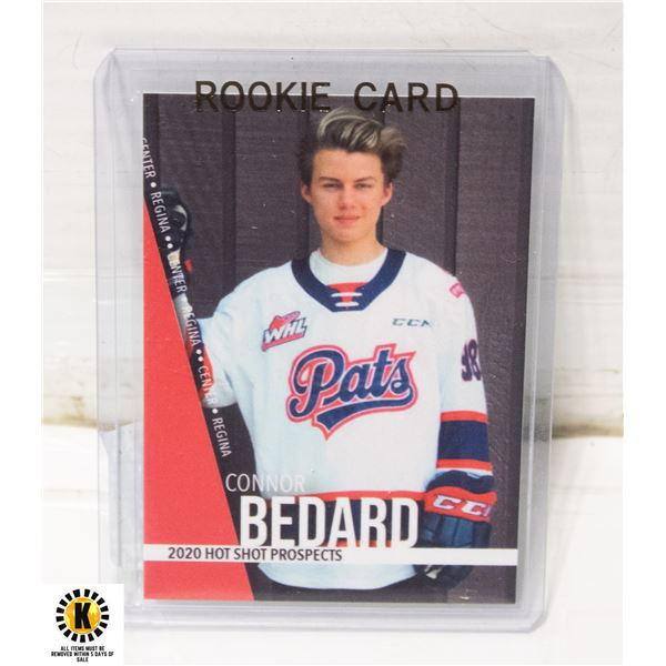 CONNOR BEDARD HOT PROSPECTS ROOKIE CARD