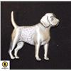 VTG. LABRADOR PEWTER SIGNED JJ.