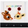 Image 1 : NEW RUDOLPH AND CLARICE THEME DROP EARRINGS