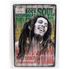 NEW BOB MARLEY METAL WALL ART