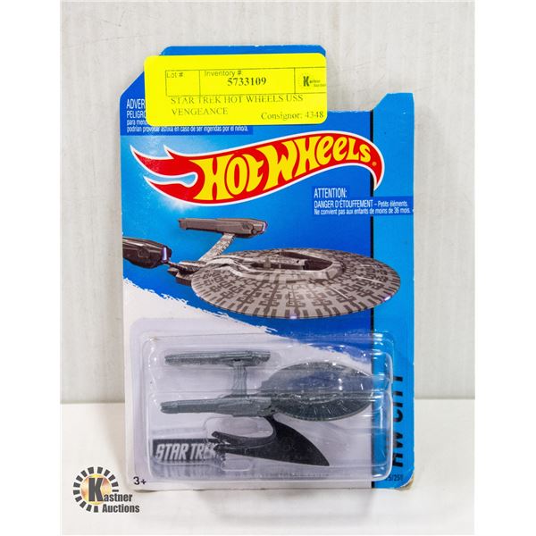 STAR TREK HOT WHEELS USS VENGEANCE
