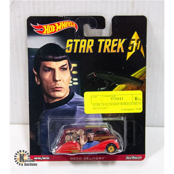 STAR TREK 50 HOT WHEELS DECO DELIVERY