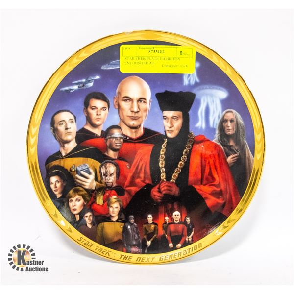 STAR TREK PLATE HAMILTON ENCOUNTER AT