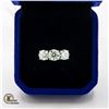 3 ROUND VERY LIGHT BLUE MOISSANITE WEIGHING
