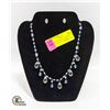 Image 1 : VINTAGE AUSTRIAN CRYSTAL NECKLACE WITH EARRINGS