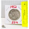 1952 CANADA SILVER HALF DOLLAR COIN