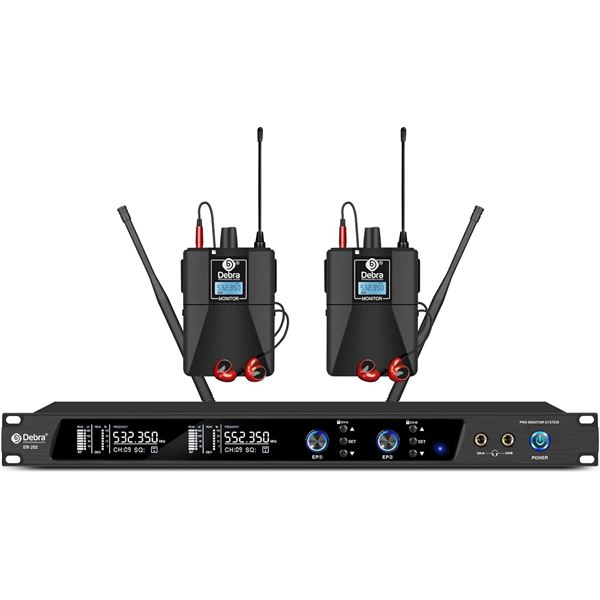 NEW DEBRA PROFESSIONAL UHF IN EAR MONITORING