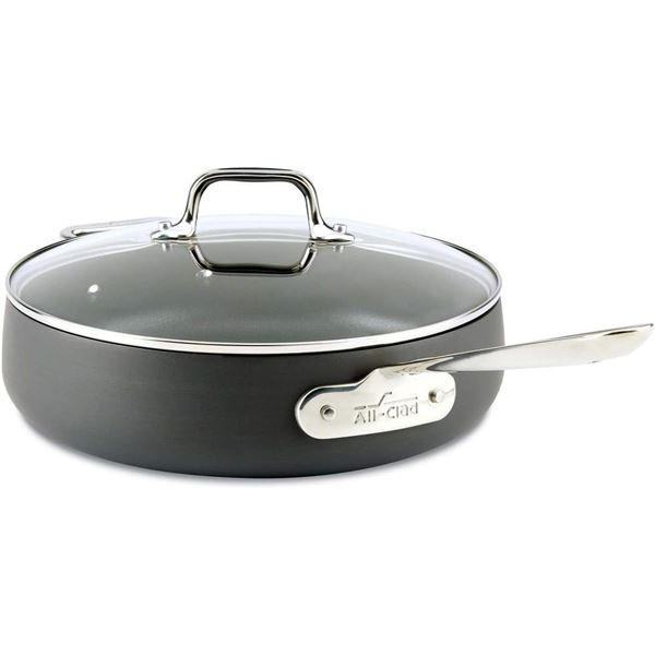 NEW ALL-CLAD 12 INCH HA1 FRYING PAN WITH LID