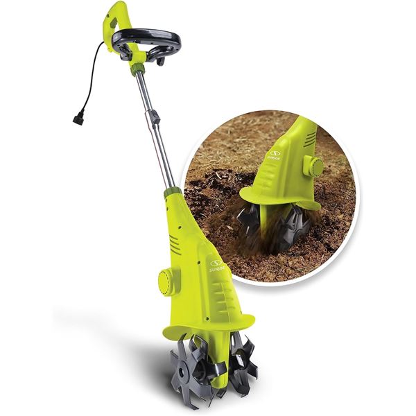 NEW SUNJOE ELECTRIC GARDEN CULTIVATOR - 6 INCH