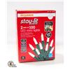 SYLVANIA STAY-LIT 2 SETS OF 100 LED MINI LIGHTS