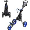 Image 3 : NEW UNBOXED KVV 3 WHEEL FOLDING GOLF PUSH CART