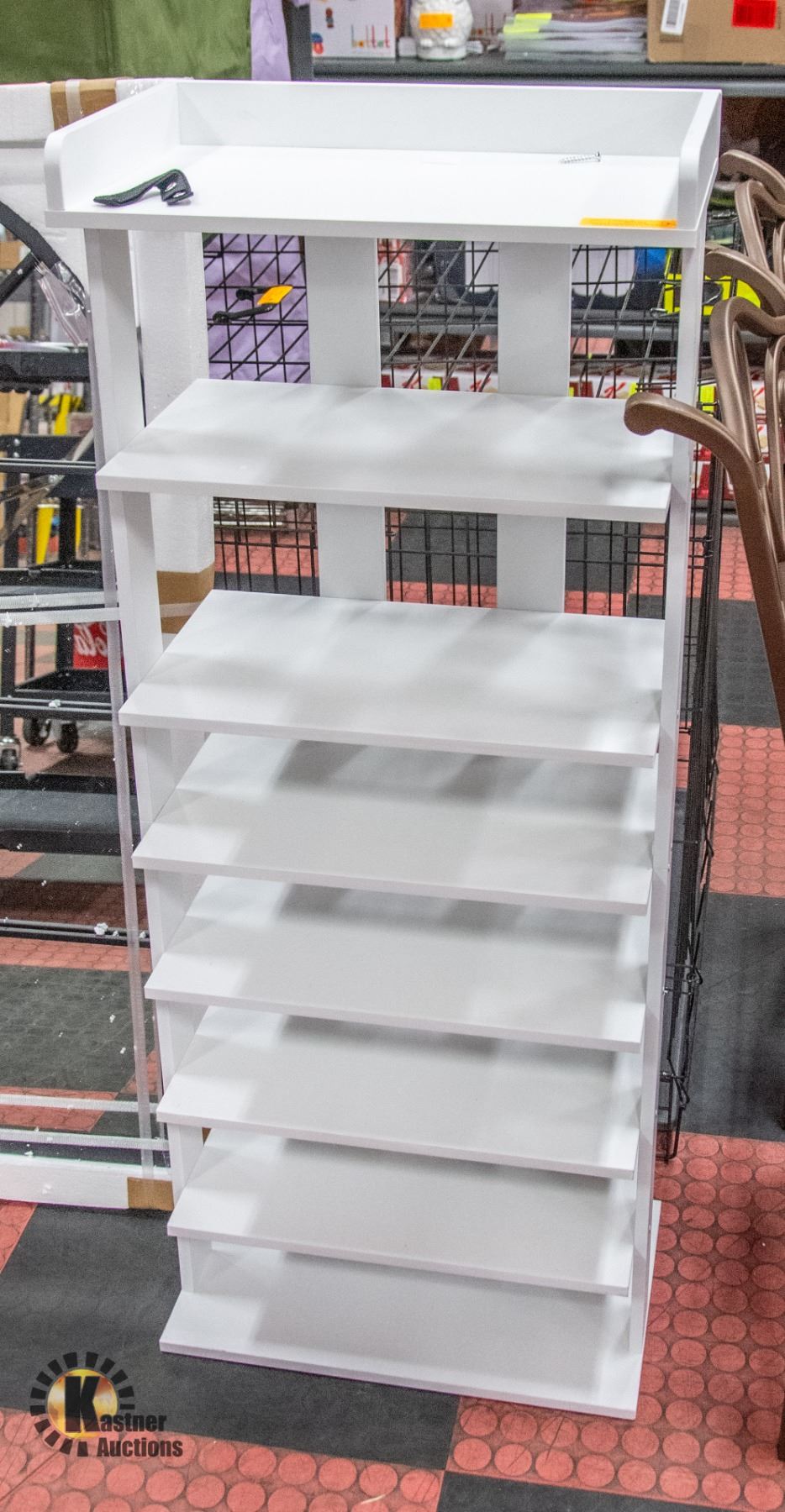 NEWLY ASSEMBLED HOMEFORT 8 TIER SHOW RACK