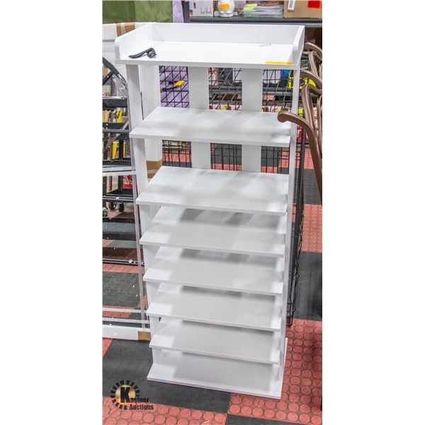 NEWLY ASSEMBLED HOMEFORT 8 TIER SHOW RACK