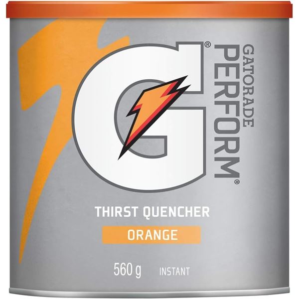 NEW 560G CAN OF GATORADE ORANGE INSTANT THIRST