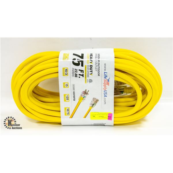 NEW LIFE SUPPLY SINGLE OUTLET HEAVY DUTY LIGHTED