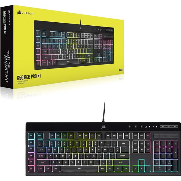 NEW REPACK CORSAIR K55 RGB PRO GAMING KEYBOARD