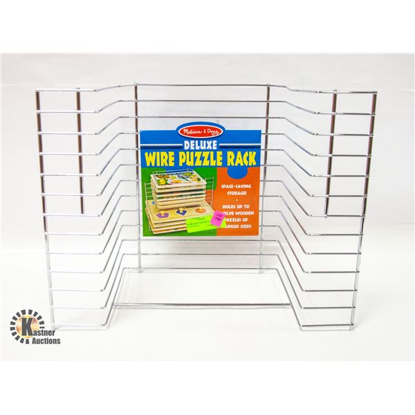 NEW MELISSA AND DOUG WIRE PUZZLE RACK