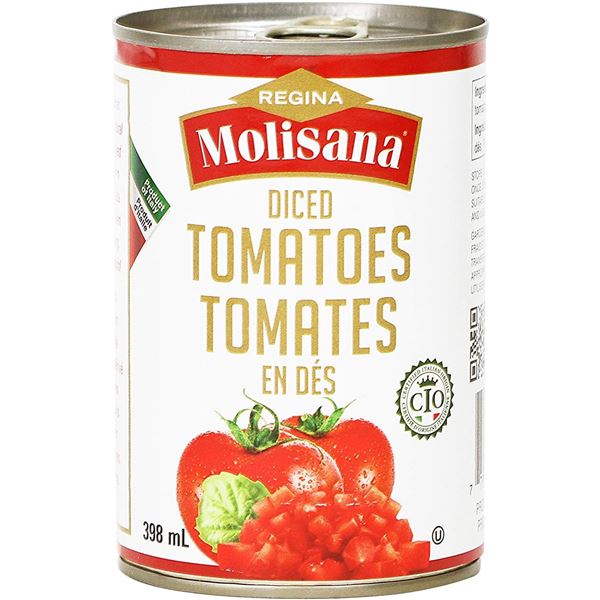 NEW 4 CANS OF REGINA MOLISANA DICED TOMATOES
