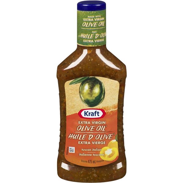 3 NEW BOTTLES OF KRAFT EXTRA VIRGIN OLIVE OIL