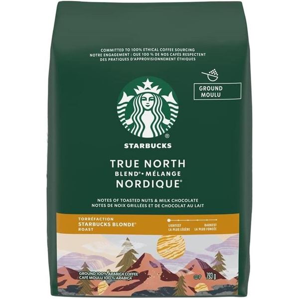 NEW BAG OF STARBUCKS TRUE NORTH BLONDE ROAST