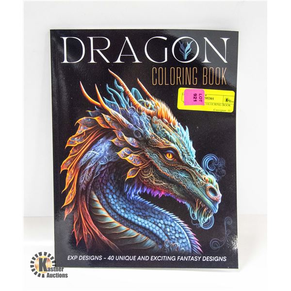 NEW DRAGON COLOURING BOOK