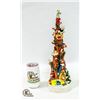 TALL 16" CHRISTMAS DECORATED CERAMIC