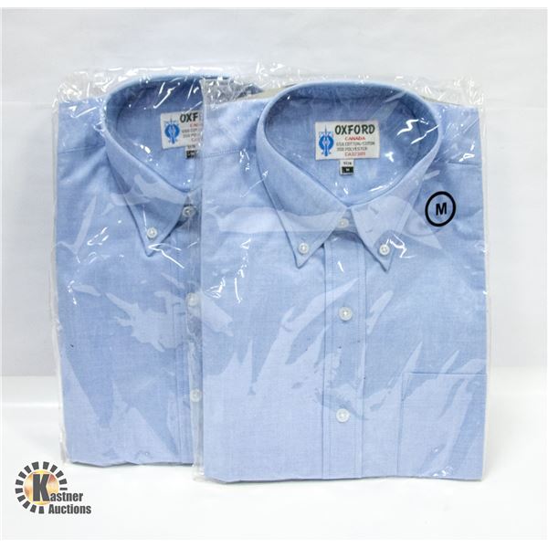NEW OXFORD SHIRTS 2 LT BLUE M