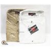 NEW MACH SHIRTS 1WHITE/1TAN 4XL