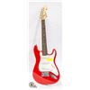 SQUIRE MINI RED ELECTRIC GUITAR WITH SOFT CASE