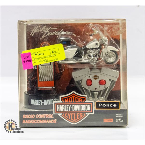 NEW HARLEY DAVIDSON POLICE REMOTE CONTROL BIKE