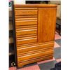 Image 1 : PALLISER SOLID WOOD TALL BOY DRESSER WITH