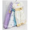 Image 1 : 3 NEW GIRLS SIZE 4 DRESSES VARIOUS DESIGNS