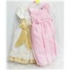 Image 1 : PAIR OF NEW GIRLS SIZE 3 DRESSES (2 DESIGNS)