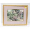 FRAMED PRINT - LENA Y LIU - "OLD STONE HOUSE" 63