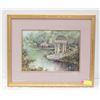 FRAMED PRINT - LENA Y LIU - "VICTORION PAVILLION"