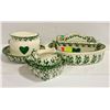 Image 1 : JACQUELYNE'S HANDCRAFTED EARTHENWARE HEART SET