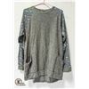 Image 1 : PULLOVER GREY LIGHT SWEATER