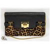 Image 1 : MICHAEL KORS LEOPARD PRINT/LEATHER HANDBAG