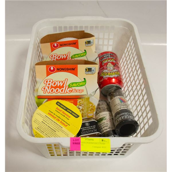 FLAT OF NON-PERISHABLE FOOD PRODUCTS