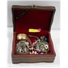 ESTATE JEWELRY BOX FULL OF JEWELRY-ESTATE