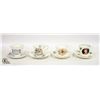 Image 1 : 4 ROYALTY TEACUP AND SAUCERS,