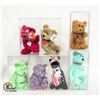 Image 1 : LOT OF ENCASED TY BEANIE BABIES