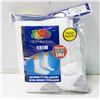 Image 1 : WHITE CREW SOCKS 12-16 SIZE 6-PACK