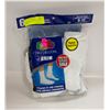 Image 1 : WHITE CREW SOCKS 6-12 SIZE 6-PACK