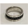 Image 1 : STAINLESS STEEL MENS "BLACK CHAIN"