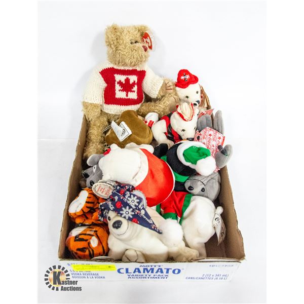 LOT OF TY BEANIE BABIES AND BUDDY