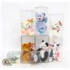Image 1 : LOT OF ENCASE BEANIE BABIES AND COLLECTOR CARDS